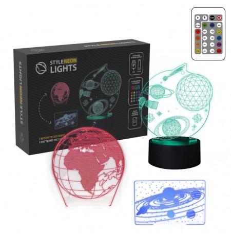 Manta SNL118RGB LED lamp Light decoration Kosmos RGB 3D