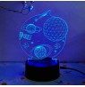 Manta SNL118RGB LED lamp Light decoration Kosmos RGB 3D