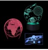 Manta SNL118RGB LED lamp Light decoration Kosmos RGB 3D