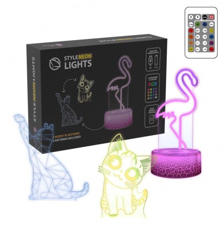 Manta SNL119RGB LED lamp Light decoration Animals RGB 3D