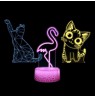 Manta SNL119RGB LED lamp Light decoration Animals RGB 3D