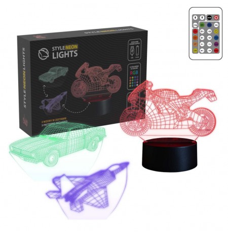 Manta SNL121RGB LED lamp Light decoration Vehicles 2 RGB 3D