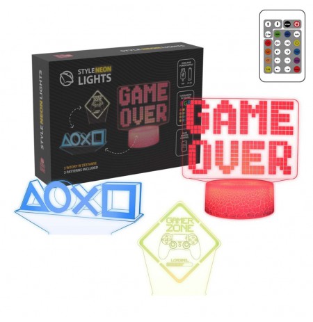 Manta SNL123RGB LED lamp Light decoration Game 3 RGB 3D