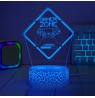 Manta SNL123RGB LED lamp Light decoration Game 3 RGB 3D