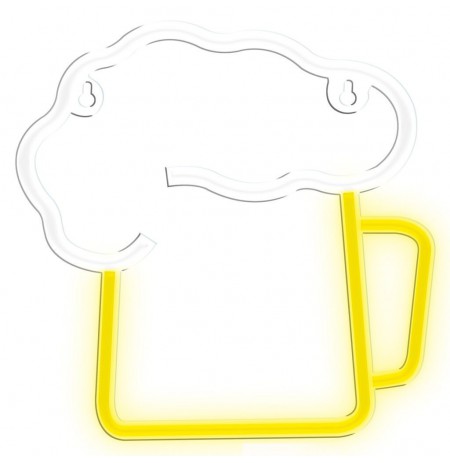Manta SNL34YET Style Neon Lights Beer yellow/white