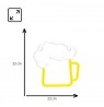 Manta SNL34YET Style Neon Lights Beer yellow/white