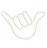 Manta SNL77WH Style Neon Lights Hand white
