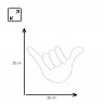 Manta SNL77WH Style Neon Lights Hand white