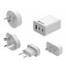 Sandberg 441-59 3in1 TravelCharger EU+UK+US+AUS