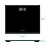Salter 9207 BCFEU12  Compact Electronic Bathroom Scale - Black