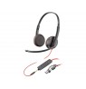 Plantronics BlackWire C3225 USB-C and Mini Jack