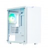 Zalman T4 Plus White  Mini Tower Case, 120mm ARGB Fan x1