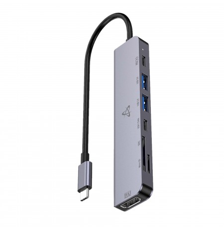 Sbox H-999 7in1 USB-C HUB