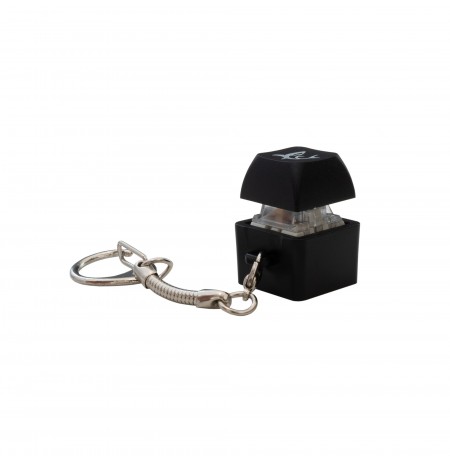White Shark Keychain Promo Black Mechanical Switches