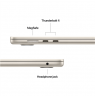 Apple MacBook | Air | Starlight | 15 " | IPS | 2880 x 1864 pixels | Apple M4 | 24 GB | Solid-state drive capacity 512 GB | Apple