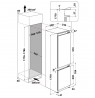 Whirlpool built-in fridge-freezer - ART 6600 LH E