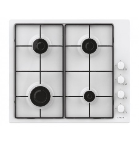 Candy Idea CHW6LWW White Built-in 60 cm Gas 4 zone(s)