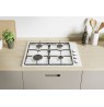 Candy Idea CHW6LWW White Built-in 60 cm Gas 4 zone(s)