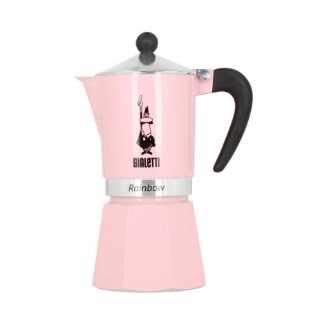 Coffee maker Bialetti Primavera Rainbow 6tz 300 ml Pink