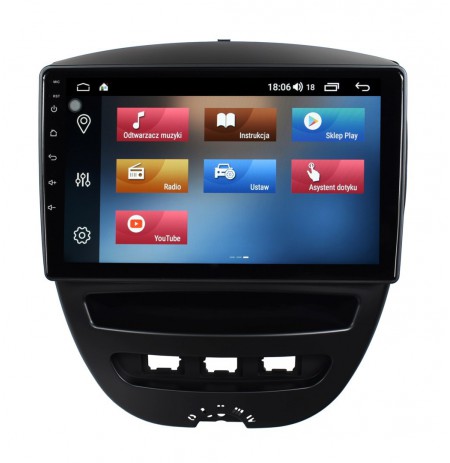 GPS navigation and radio for Citroen C1 2005-2014 on Android