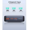 AUKEY 20000mAh Portable Power Bank with 65W PD