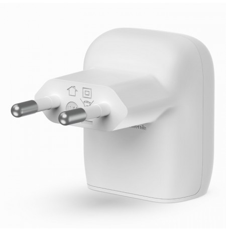 Belkin WCA006VF1MWH-B6 mobile device charger Smartphone White AC Fast charging Indoor