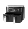 NINJA | AF300 | Air Fryer | Power 1 frying compartment: 1200 W 2 frying compartments: 2400 W W | Capacity 7.6 L | Black