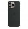 Apple iPhone 15 Pro Max Silicone Case with MagSafe - Black