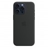 Apple iPhone 15 Pro Max Silicone Case with MagSafe - Black