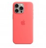 Apple iPhone 15 Pro Max Silicone Case with MagSafe - Black