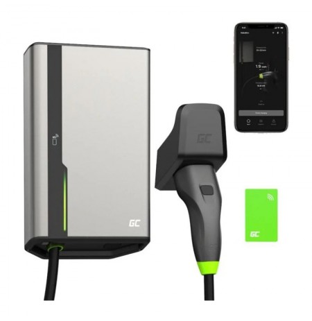 Wallbox Green Cell HabuDen 22kW 32A - 5m cable with NFC