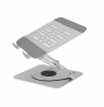 Raidsonic Laptop stands IB-NH300-R | Ergonomic positioning, Rotatable design | 17 " | Silver