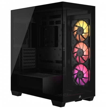 CORSAIR Geh Midi iCUE 3500X RGB (Tempered Glass) Black