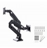 Gembird MA-DA2-03 Full-motion desk 2-display mounting arm, 17”-35”, up to 10 kg