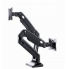 Gembird MA-DA2-03 Full-motion desk 2-display mounting arm, 17”-35”, up to 10 kg