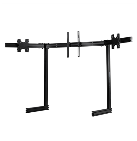 Next Level Racing Floor stand | ELITE Free Standing Triple Monitor Stand | Fully adjustable and customizable | 21-43 " | Black