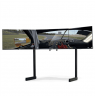 Next Level Racing Floor stand | ELITE Free Standing Triple Monitor Stand | Fully adjustable and customizable | 21-43 " | Black
