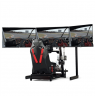 Next Level Racing Floor stand | ELITE Free Standing Triple Monitor Stand | Fully adjustable and customizable | 21-43 " | Black