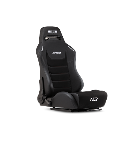 Next Level Racing | Premium PU Leather | Reclining Seat | ERS3 Elite PU Leather & Suede Edition | Black