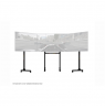 Next Level Racing | Floor stand | Free Standing Triple Monitor stand | 3 x 32- 65 " | Maximum weight (capacity) 70 kg | Black