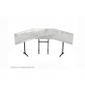 Next Level Racing | Floor stand | Free Standing Triple Monitor stand | 3 x 32- 65 " | Maximum weight (capacity) 70 kg | Black