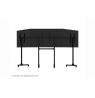Next Level Racing | Floor stand | Free Standing Triple Monitor stand | 3 x 32- 65 " | Maximum weight (capacity) 70 kg | Black