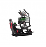 Next Level Racing | Aluminum | Racing Simulator Cockpit | GTElite Front and Side Mount Edition | Black