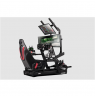 Next Level Racing | Aluminum Carbon Steel | Racing Simulator Cockpit | GTElite Wheel Plate Edition | Black