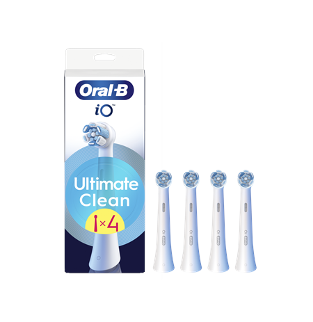 Oral-B Replaceable toothbrush heads | iO UltimateClean | Heads | For adults | Number of brush heads included 4 | White