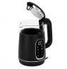 Adler Kettle with LED Display | AD 1305 | Electric | 2200 W | 1.7 L | Plastic | 360° rotational base | Black/Silver