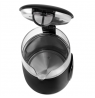 Adler Kettle with LED Display | AD 1305 | Electric | 2200 W | 1.7 L | Plastic | 360° rotational base | Black/Silver