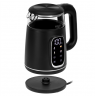 Adler Kettle with LED Display | AD 1305 | Electric | 2200 W | 1.7 L | Plastic | 360° rotational base | Black/Silver