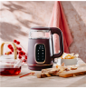 Adler Kettle with LED Display | AD 1305 | Electric | 2200 W | 1.7 L | Plastic | 360° rotational base | Burgundy