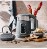 Adler Kettle with LED Display | AD 1305 | Electric | 2200 W | 1.7 L | Plastic | 360° rotational base | Grey